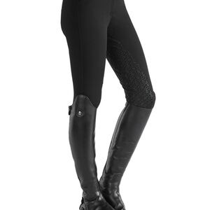 IconEQ Women’s half seat Black Riding Pants
